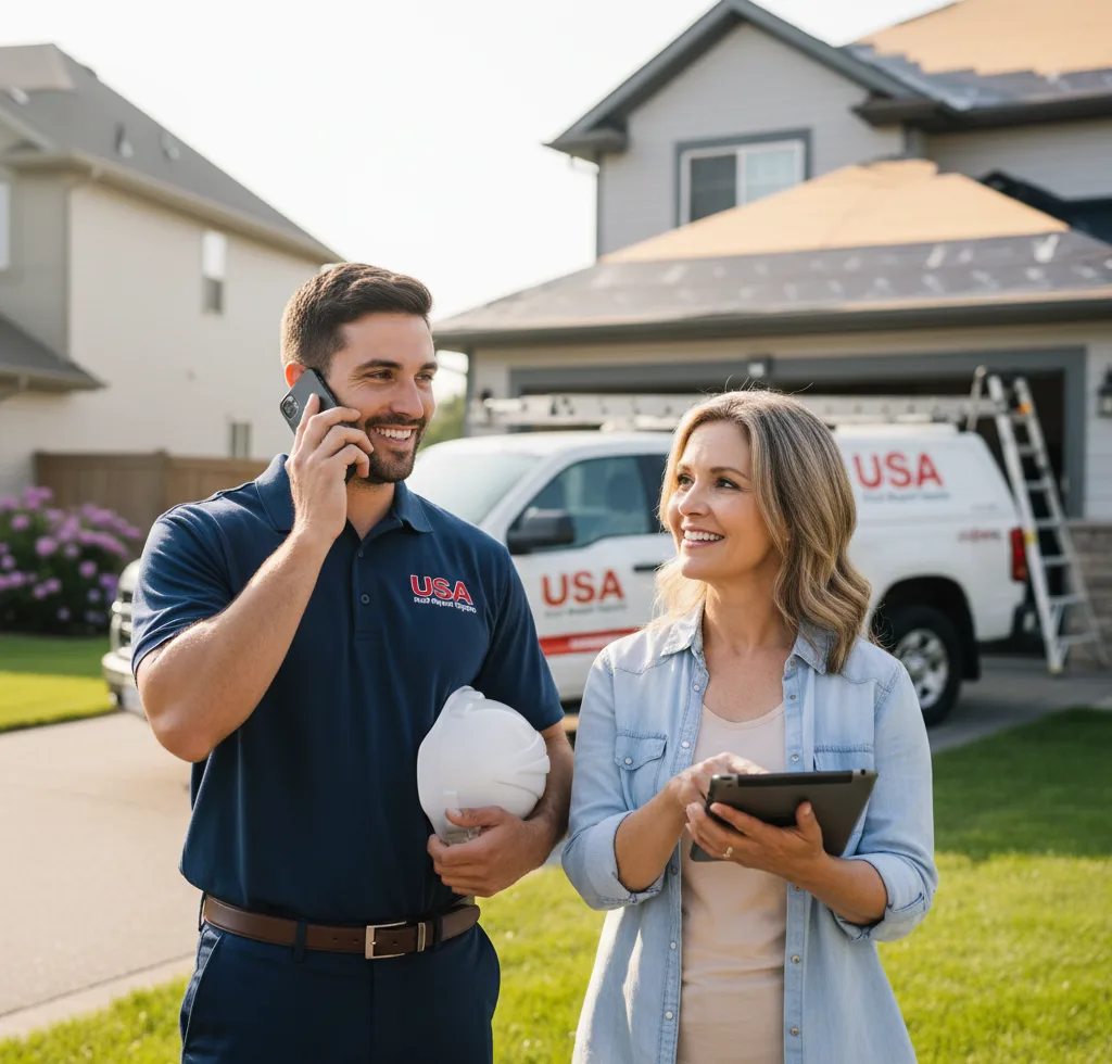 USA Roof Repair Experts customer support in Valley Falls
